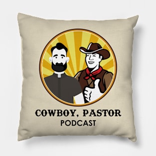 Cowboy, Pastor Podcast Pillow