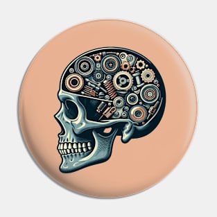 Mechanical Skull - Gear Inside Pin