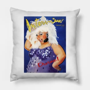 Divine: Interview Magazine Pillow