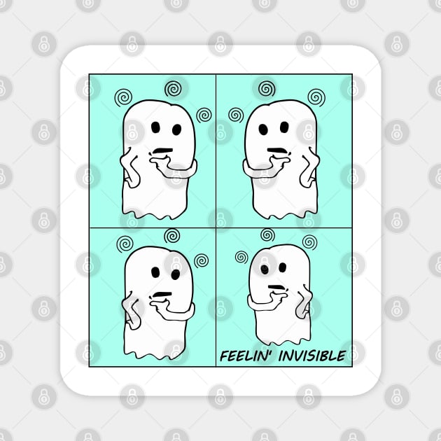 FEELIN' INVISIBLE - STRIP EDITION Magnet by sillyindustries