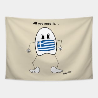 Mr. LOL's adventures (Greece) Tapestry