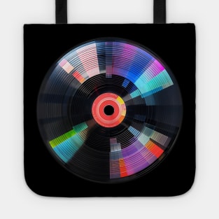 Spectrum Spinning Record Vinyl Vintage Audio Retro Music Tote