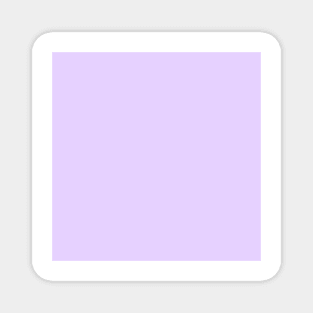 Pale Lilac Solid Color Magnet