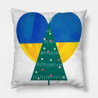 Christmas with Ukraine Pillow