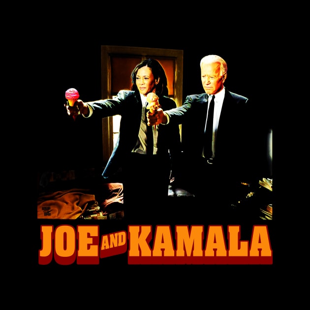 Joe And Kamala - Democratic Ice Cream Solid by TeeLabs