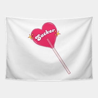 Heart Sucker Lollipop Tapestry