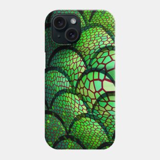 Green Mosaic Design Phone Case