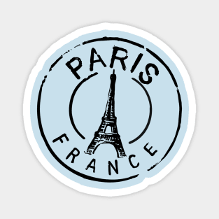 Paris Stamp Magnet