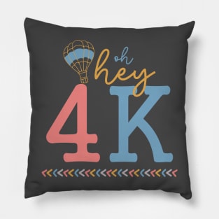 4k teacher shirt kindergarten teacher 4k teacher gift Pillow