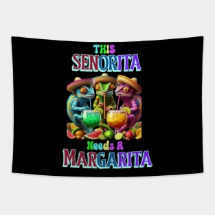 Fiesta Caliente senorita needs a margarita Tapestry