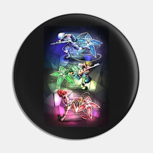 The Destiny Island Trio Stars (Kingdom Hearts) Pin