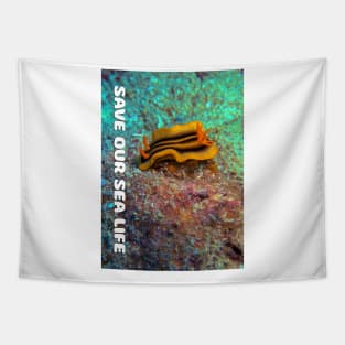 Save Our Sea Life Tapestry