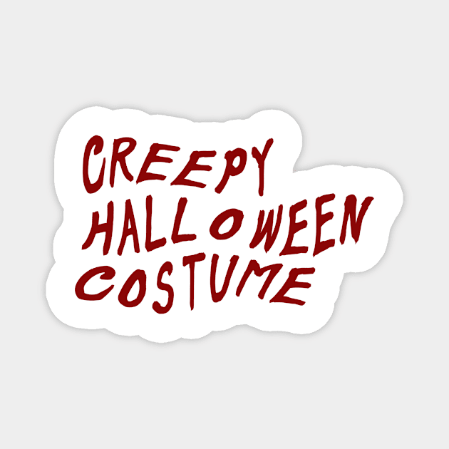 Creepy Halloween Costume Magnet by A -not so store- Store