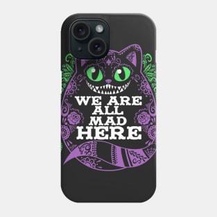 Calavera cheshire cat Phone Case