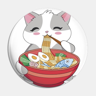 cat-animal-eating-ramen Pin