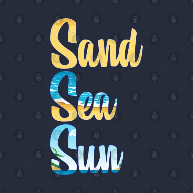 Sand Sea Sun by Purwoceng