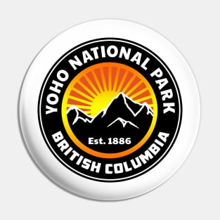 Yoho National Park British Columbia Canada Rocky Mountains Rockies Pin