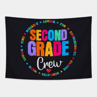 Second Grade Crew 2Nd Back To School Teacher Team Squad Tapestry