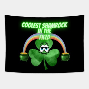 Saint Patrick's Day. Irish Proud.Coolest shamrock in the filed.Saint Patrick day gifts. Tapestry