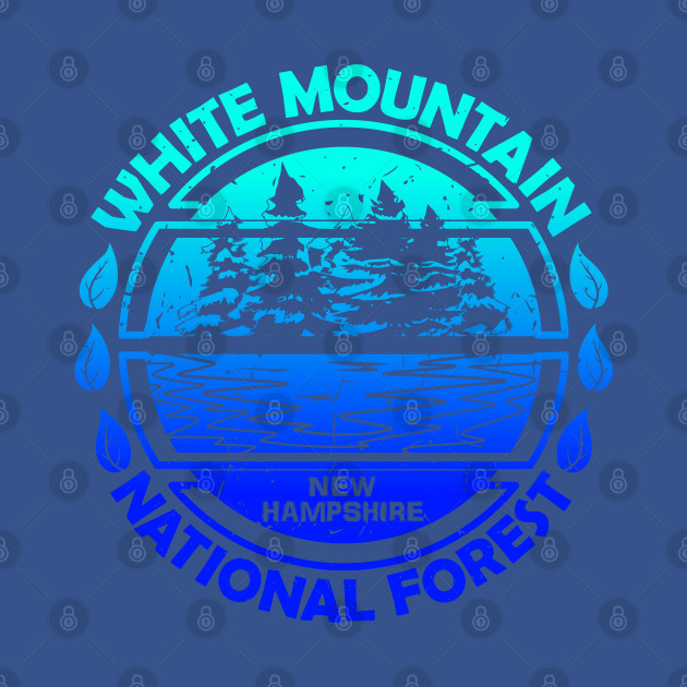 Disover White Mountain National Forest, New Hampshire State, Nature Landscape - White Mountain National Forest - T-Shirt