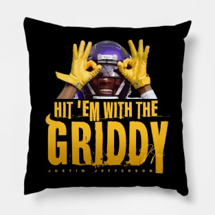 Justin Jefferson Griddy Pillow