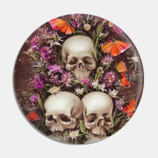 Bones and Botany Pin