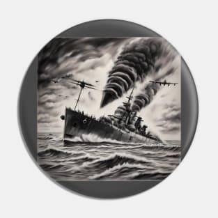 Dunkirk inspired art Pin