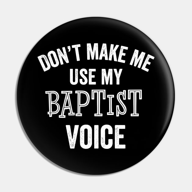 Baptist Funny Preacher Member Christian Pastor Gift Pin by HuntTreasures