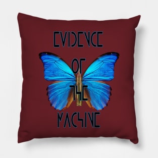 Evidence of the Machine bullet with butterfly wings Pillow