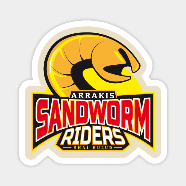 SandWorm Riders Magnet by chemabola8