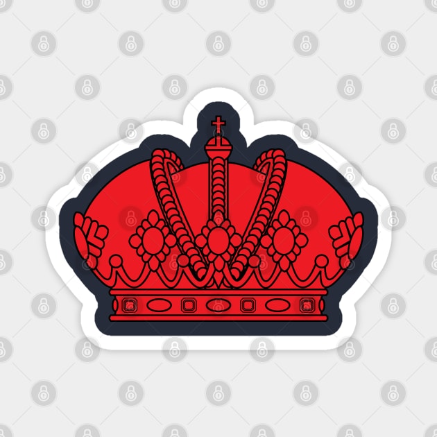 Imperial Crown (red) Magnet by PabloDeChenez