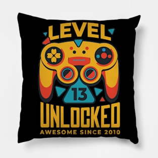 Teen Gamer Level 13 Triumph Pillow