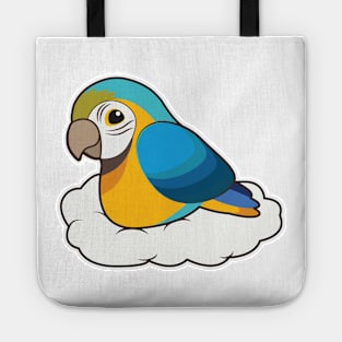 Parrot with Cloud Tote