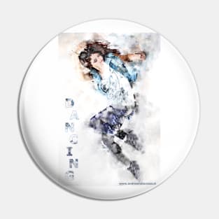 Dancing girl Pin