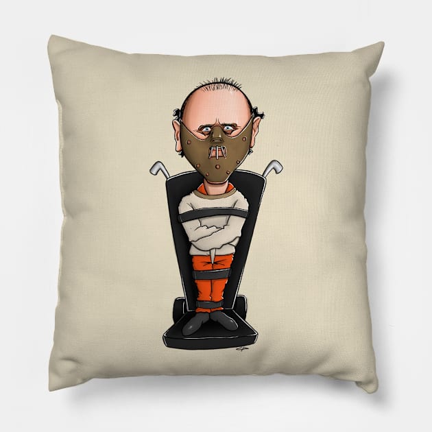 Hannibal the Cannibal Pillow by CalistaMCreations