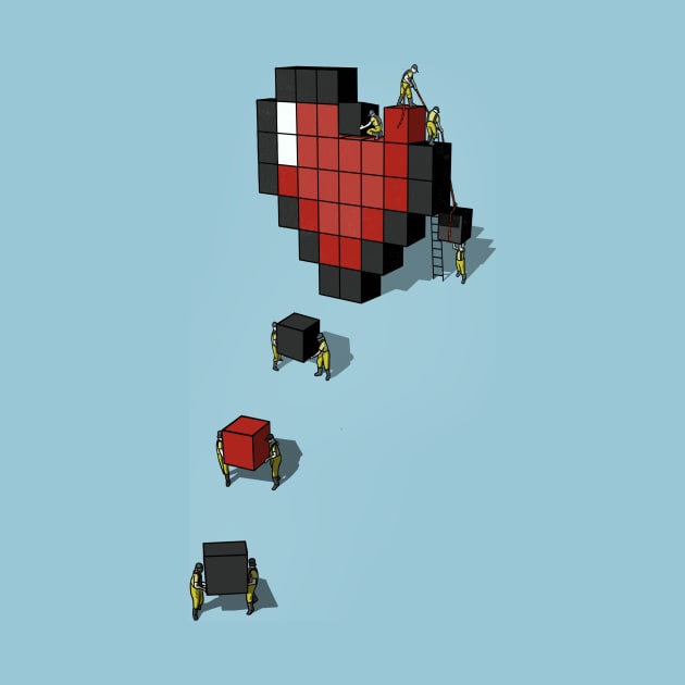 Pixel heart. by Moi Escudero