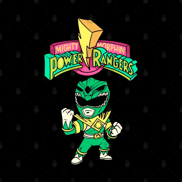 Mighty Morphin Power Rangers by littlepdraws