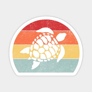 Sea Turtle Retro Vintage Magnet