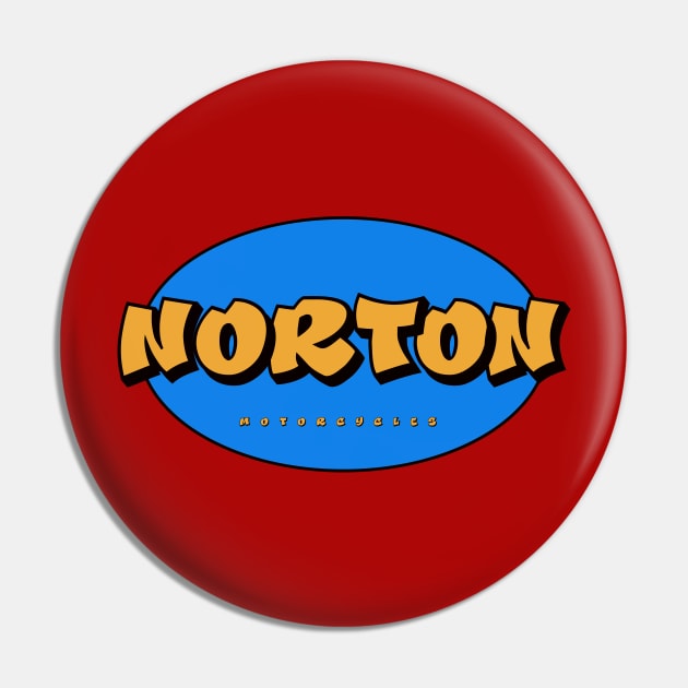 Norton Motorcycle Pin by Shiyi Studio