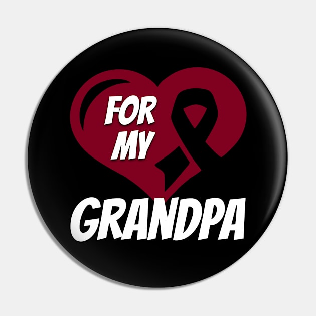 Head And Neck Cancer Grandpa Pin by mikevdv2001