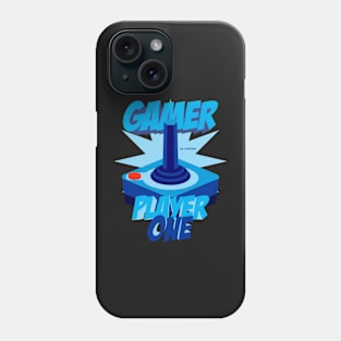 VIDEO GAME - CLASSIC RETRO GAMER JOYSTICK - PLAYER ONE Phone Case