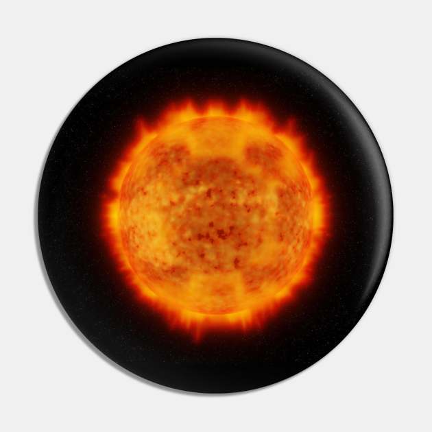 Glowing sun - Dwarf sun Pin by Montanescu