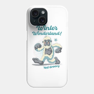 Cheerful Yeti Christmas Phone Case