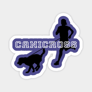 Canicross Dog and Runner Dog Sport Magnet