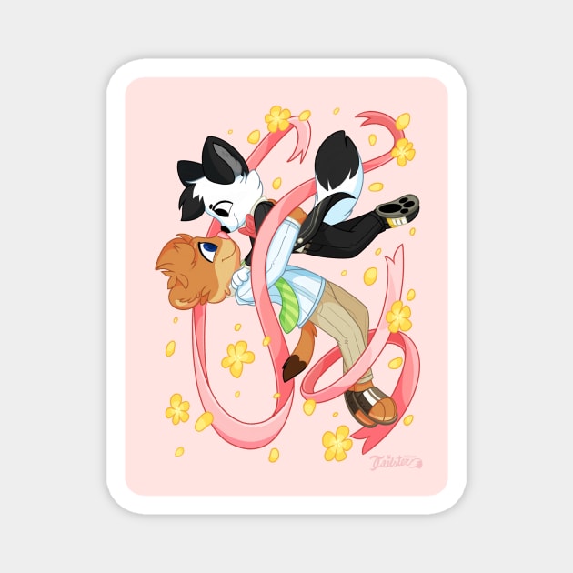 "Ribbons" Magnet by Tailster