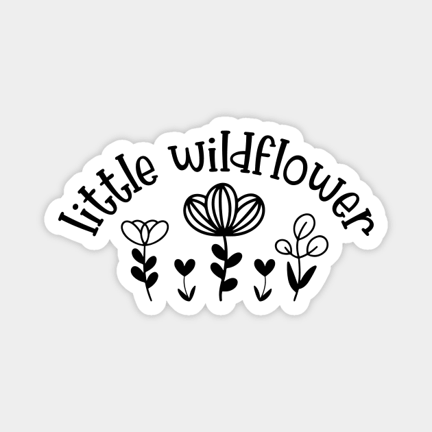 Little Wildflower Flower Magnet by Darksavage