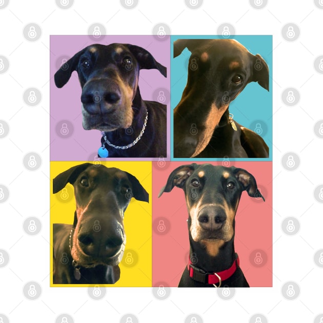 Doberman Mug Shots by russodesign