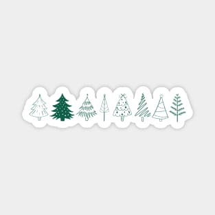Christmas Trees Magnet