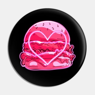 BURGER LOVE Pin