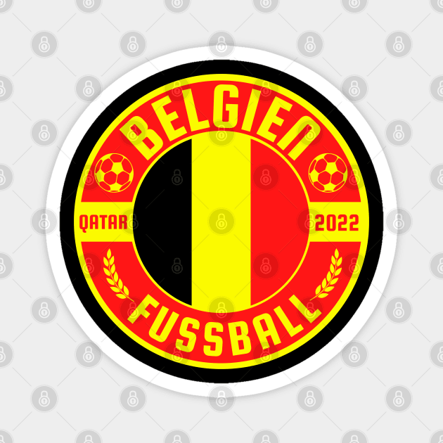 Belgien Fussball Magnet by footballomatic